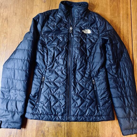 The North Face Women's Black XS Insulated Puffer Jacket Full Zip Winter Coat - Picture 1 of 12